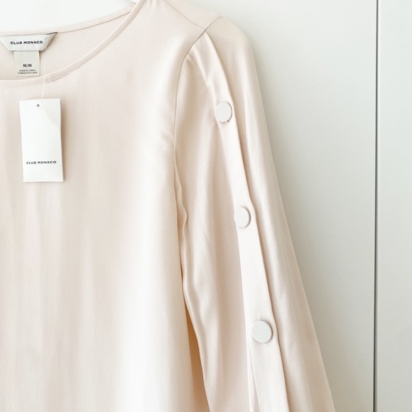𝅺BNWT Women’s club Monaco pale pink blouse - Picture 5 of 7